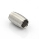 304 Magnetverschluss aus Edelstahl mit mattierter Oberfläche und Klebeenden STAS-O042-A-23-3