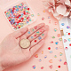 SUPERFINDINGS 180Pcs 12 Style Transparent Glass Cabochons GGLA-FH001-01-3