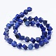 Chapelets de perles en lapis-lazuli naturel G-F561-10x10mm-H-2
