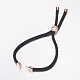 Nylon Twisted Cord Armband machen MAK-F019-04-2