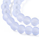 Chapelets de perles en verre transparent GLAA-S031-6mm-25-3