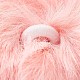 Handmade Faux Rabbit Fur Pom Pom Ball Covered Pendants WOVE-F020-A06-2