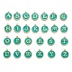 Anfangsbuchstabe a~z Alphabet Emaille Charms ENAM-Q437-15-1