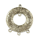 Tibetan Style Alloy Chandelier Components Links TIBE-22983-AS-NR-2