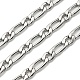 304 Stainless Steel Figaro Chains CHS-K001-84P-3