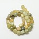 Pépites naturels de jade de Xiuyu brins de perles G-P092-36-2
