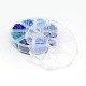 1 Box Blue 6/0 Glass Seed Beads SEED-X0027-B-2