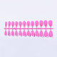 Однотонные матовые пластиковые накладные ногти с полным покрытием накладные ногти MRMJ-T031-15-16-1
