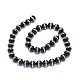 Brins de perles d'onyx noir naturel G-F604-08A-10mm-2
