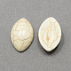 Hallazgos artesanales gema turquesa sintética cabujones de espalda plana TURQ-S265-7x14mm-01-1