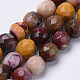 Chapelets de perles en mokaite naturel G-S281-02-8mm-1
