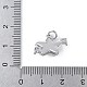 Подвески из латуни микропаве с фианитами и стеклом KK-F892-47P-01-3