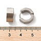 Серьги-кольца из нержавеющей стали 304 с эффектом полировки EJEW-M001-28P-5