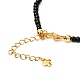 Evil Eye Brass Micro Pave Cubic Zirconia Pendant Necklace for Girl Women NJEW-JN03692-9