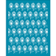 Olycraft 4x5 pollice stencil di argilla modello di piume di pavone stencil non adesivo serigrafia stencil riutilizzabili maglia lavabile stencil di trasferimento per orecchini di argilla polimerica creazione di gioielli DIY-WH0341-053-1