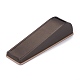 Puレザーブレスレットディスプレイスタンド付き木製クローバー  スポンジと紙カード付き  長方形  ブラック  21.3x5.8x4.75cm BDIS-F003-02A-2