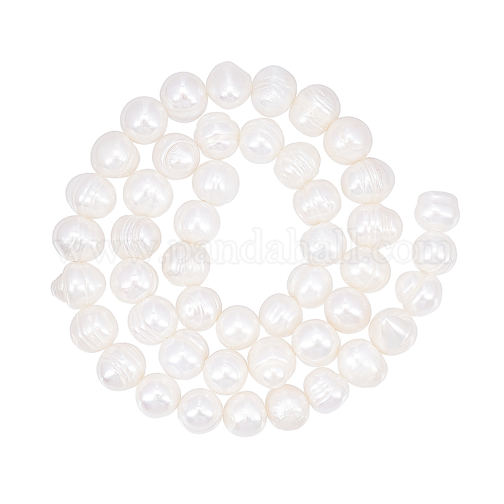 Shop CHGCRAFT 2 Strands Natural Cultured Freshwater Pearl Beads ...