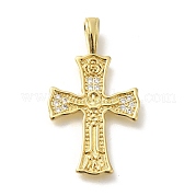 Реечное покрытие латунь с подвесками из кубического циркония KK-Z086-09G-01