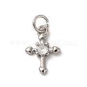 Латунные микро проложить кубического циркония подвески KK-P308-27P