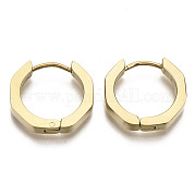 304 Stainless Steel Huggie Hoop Earrings STAS-R115-22G