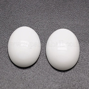 Овальные кабошоны из непрозрачного стекла G-K020-25x18mm-12