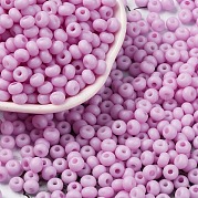 Выпечка краска стеклянные бусины SEED-C003-02C