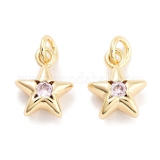 Подвеска из латуни с фианитами KK-P271-38A-02G