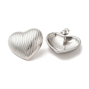 Серьги-гвоздики из нержавеющей стали 304 EJEW-D100-05P