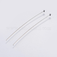 304 Stainless Steel Flat Head Pins, Stainless Steel Color, 20x0.7mm, 21  Gauge, Head: 1.5mm