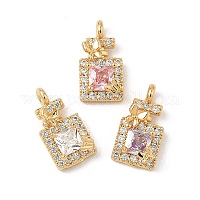 Латунные микро проложить кубического циркония подвески&nbsp;KK-S531-05G