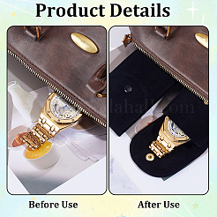 Sac de rangement pour montre en velours rectangle&nbsp;AJEW-CN0008-18B