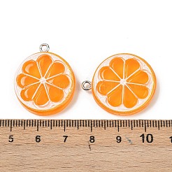 Подвески из непрозрачной смолы с фруктовой тематикой&nbsp;RESI-F061-02C