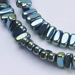 Chapelets de perles en hématite synthétique sans magnétiques&nbsp;G-J382-2x4x2mm-A02