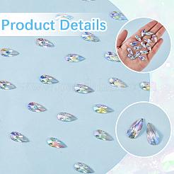 4 Satz Acryl-Strass-Cabochons&nbsp;GACR-SP0001-06C