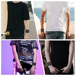 Браслеты из шнура из искусственной кожи в стиле панк BJEW-WH20008-12C