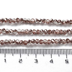 Гальванические стеклянные бусины EGLA-J047-3x2mm-H32