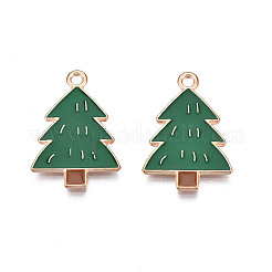 Colgantes de esmalte de aleación de estilo navideño&nbsp;X-ENAM-Q442-66