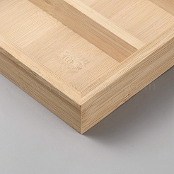 6 решетка деревянный органайзер для стаканов подносы для демонстрации&nbsp;AJEW-WH0696-097A