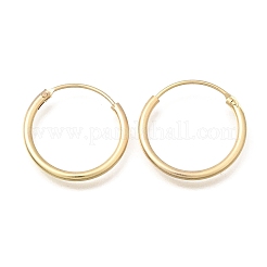 Orecchini a cerchio in ottone&nbsp;EJEW-G474-01G-02