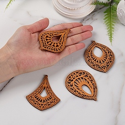 Деревянные большие подвески&nbsp;WOOD-CJ0001-16