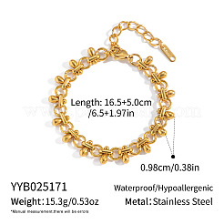 Bracelets à maillons pendants en acier inoxydable 304 pour femmes&nbsp;EA0353-1