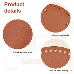 6 шт. 6 стиля из искусственной кожи для вязания крючком подушечки для формирования дна ногтей FIND-PH0009-91