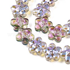 Стеклянные бусины с гальваническим покрытием &nbsp;EGLA-T028-02J