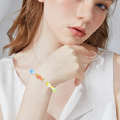 880шт 24 цвета прозрачные акриловые бусины&nbsp;MACR-PA0001-41