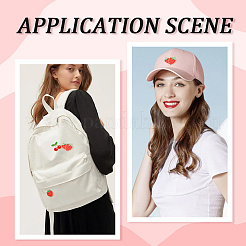 10 шт. 5 стиля эмалевых значков с изображением клубники и вишни JEWB-SC0001-76