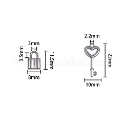 10 шт. 2 стиля подвески из нержавеющей стали 304&nbsp;STAS-SZ0001-34P