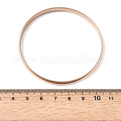Bracelets simples en acier inoxydable 304 pour femmes et hommes&nbsp;BJEW-Z167-01M-03