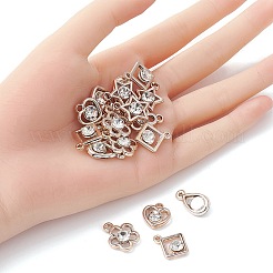 20 шт. 5 стиля акриловые подвески с УФ-покрытием&nbsp;PACR-YW0001-15