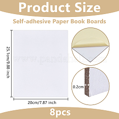 Selbstklebende Buchpappe aus Papier&nbsp;DIY-WH0671-044B