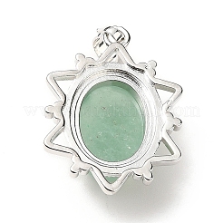 Естественный зеленый авантюрин подвески&nbsp;G-B033-03P-23